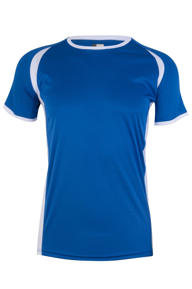 MK530V.CAMISETA TÉCNICA MC BICOLOR ROYAL BLUE/WHITE 2XL