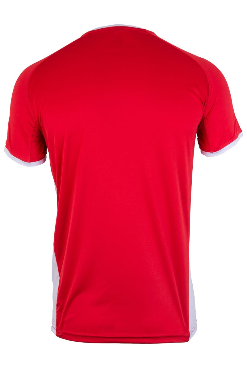 MK530V.CAMISETA TÉCNICA MC BICOLOR RED/WHITE 2XL