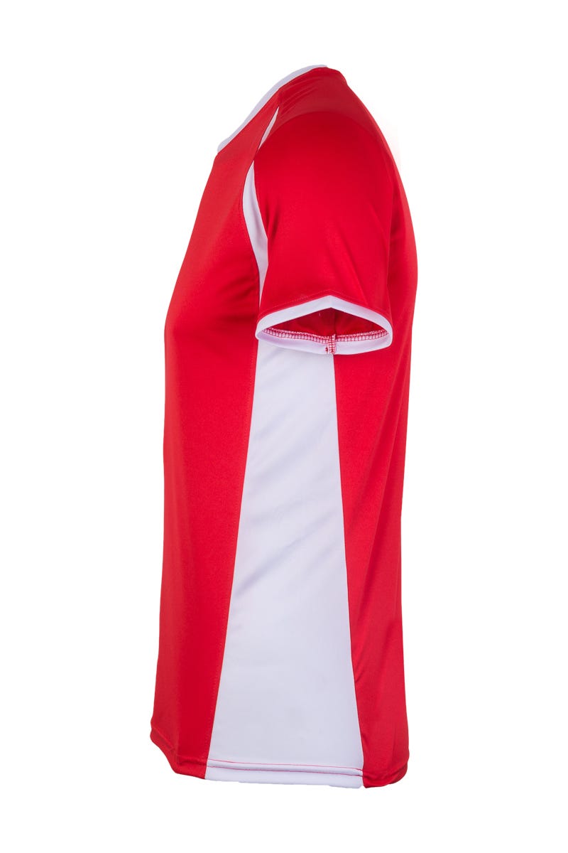 MK530V.CAMISETA TÉCNICA MC BICOLOR RED/WHITE 2XL