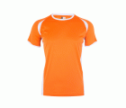 MK530V.CAMISETA TÉCNICA MC BICOLOR ORANGE/WHITE 2XL