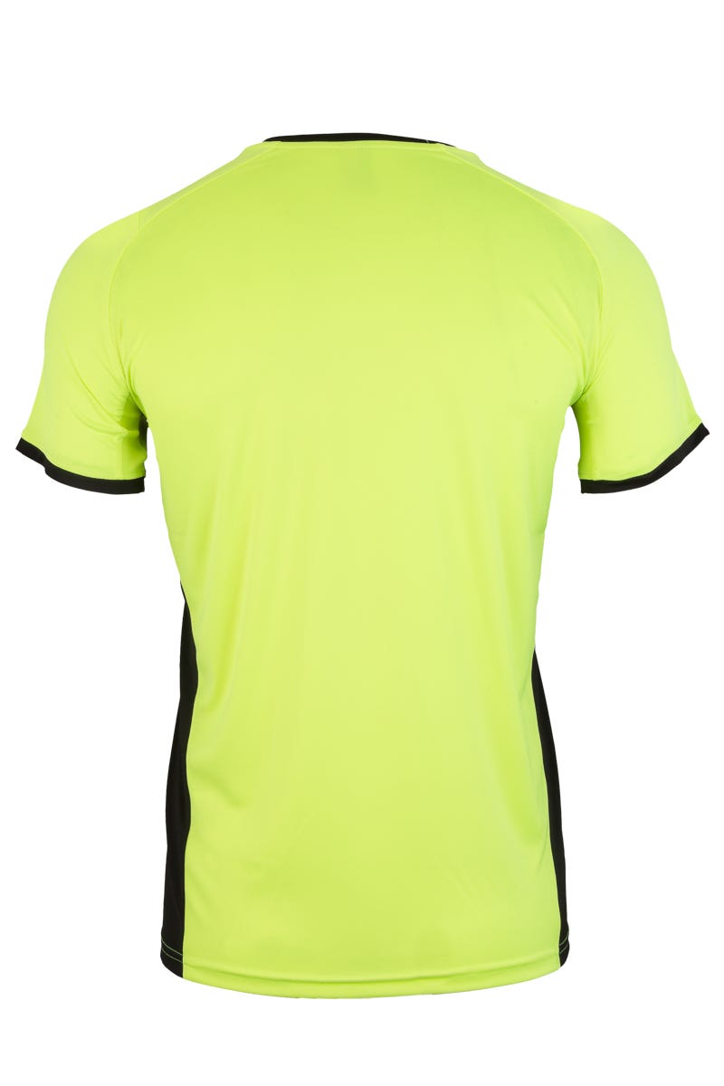 MK530V.CAMISETA TÉCNICA MC BICOLOR FLÚOR YELLOW/BLACK 2XL