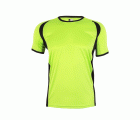 MK530V.CAMISETA TÉCNICA MC BICOLOR LIME/BLACK 2XL