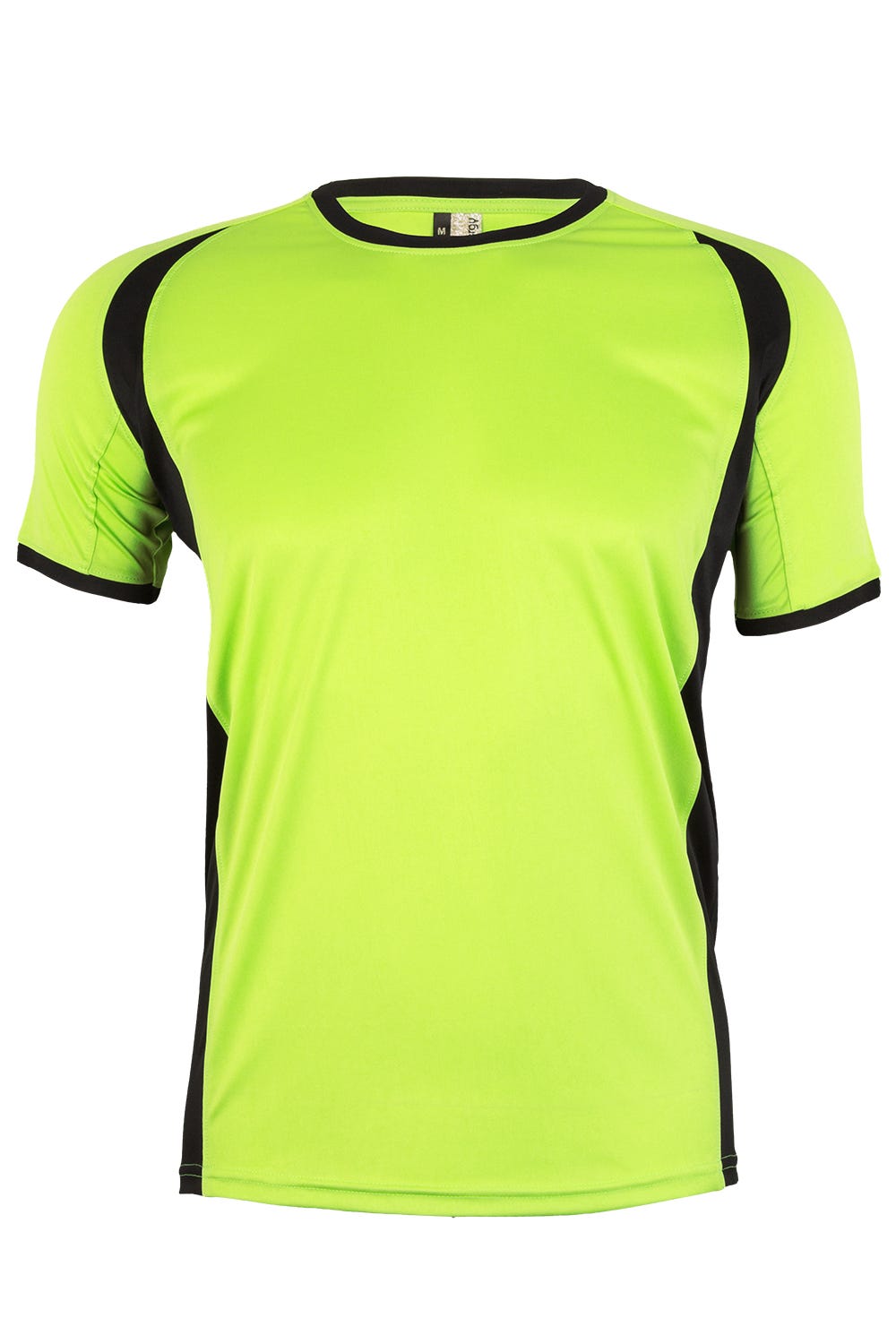 MK530V.CAMISETA TÉCNICA MC BICOLOR LIME/BLACK 2XL