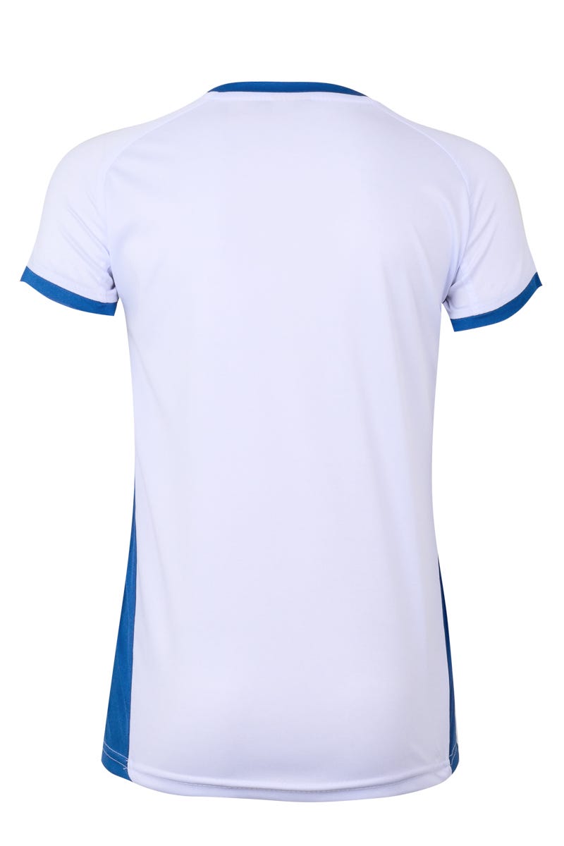 MK531V.CAMISETA TÉCNICA BIC KIDS WHITE/ROYAL BLUE 12/14