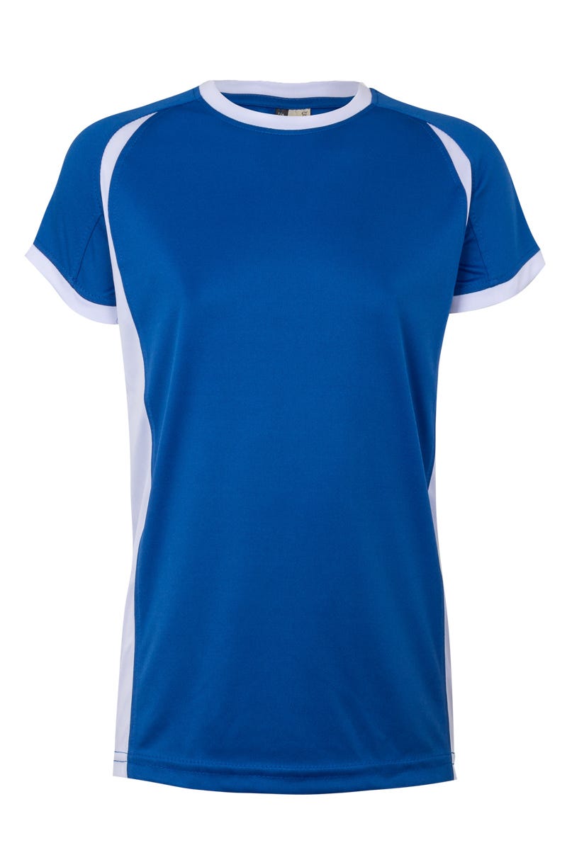 MK531V.CAMISETA TÉCNICA BIC KIDS ROYAL BLUE/WHITE 12/14