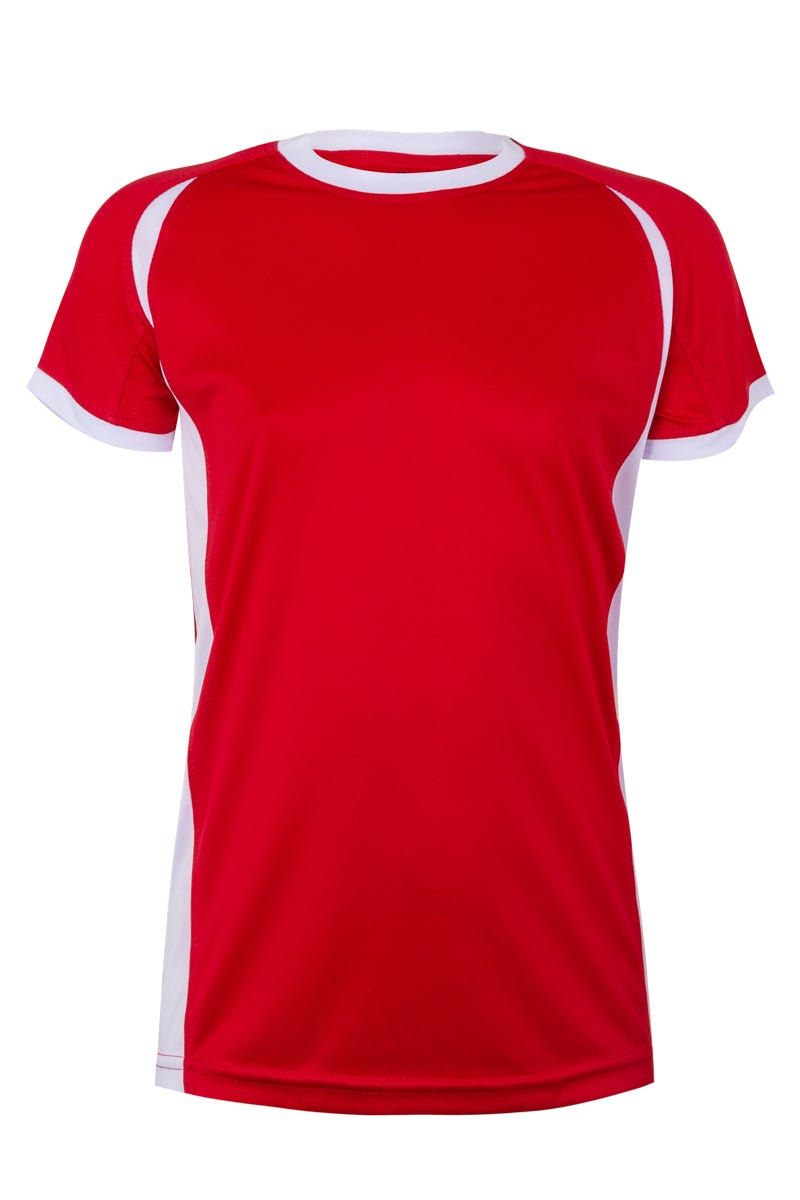 MK531V.CAMISETA TÉCNICA BIC KIDS RED/WHITE 12/14