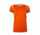 MK531V.CAMISETA TÉCNICA BIC KIDS ORANGE/WHITE 12/14