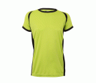 MK531V.CAMISETA TÉCNICA BIC KIDS FLÚOR YELLOW/BLACK 12/14