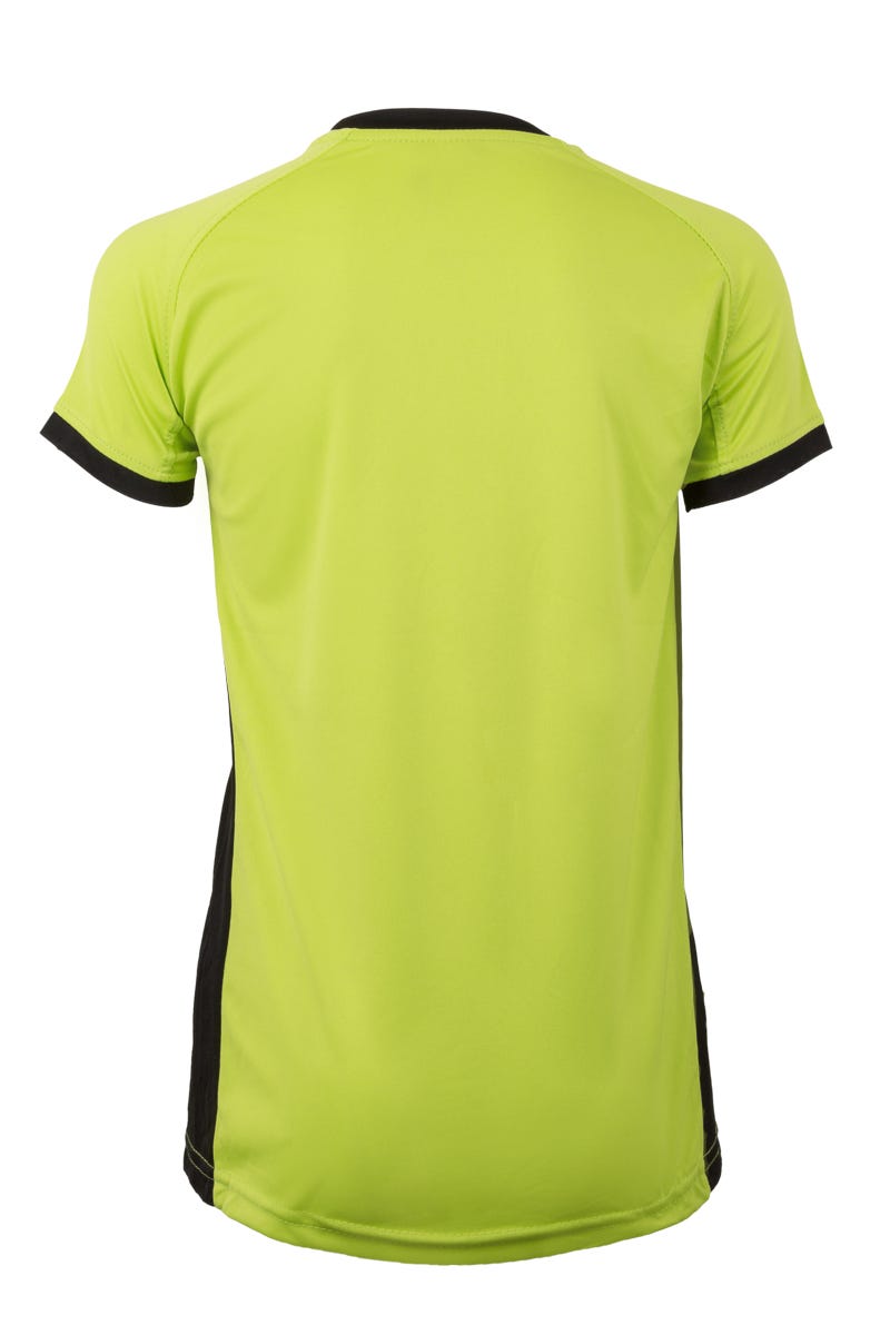 MK531V.CAMISETA TÉCNICA BIC KIDS FLÚOR YELLOW/BLACK 12/14