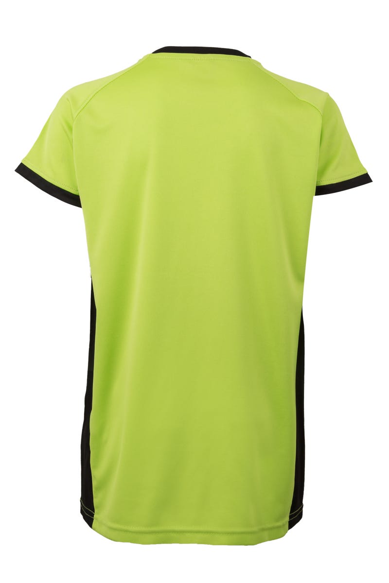 MK531V.CAMISETA TÉCNICA BIC KIDS LIME/BLACK 12/14