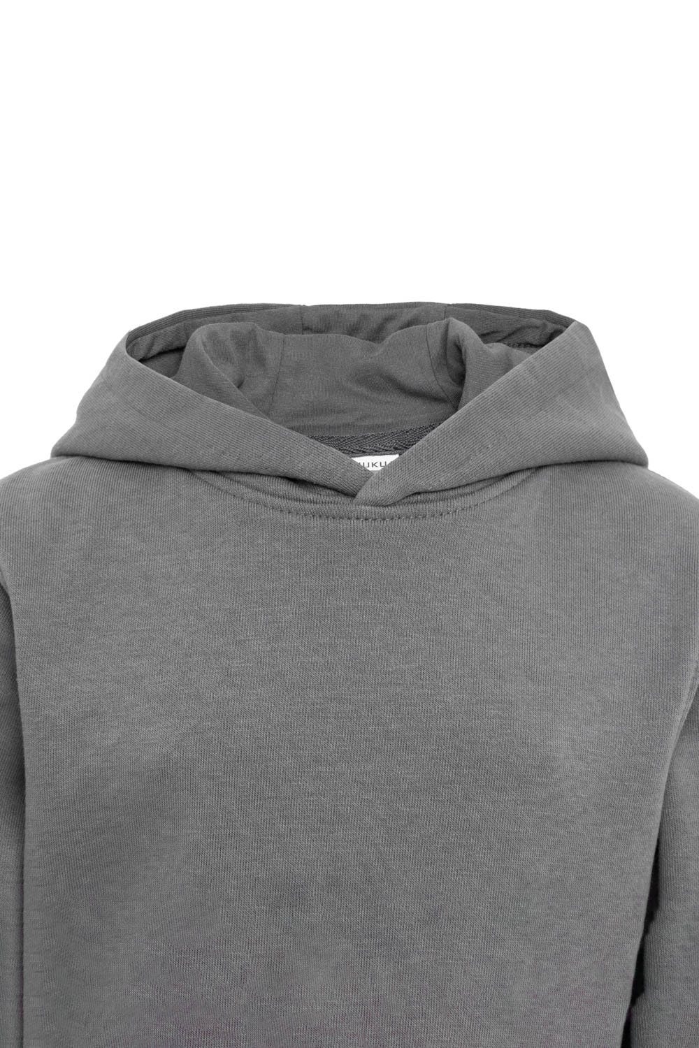 MK606V.SUDADERA CON CAPUCHA KIDS DARK GREY 1/2