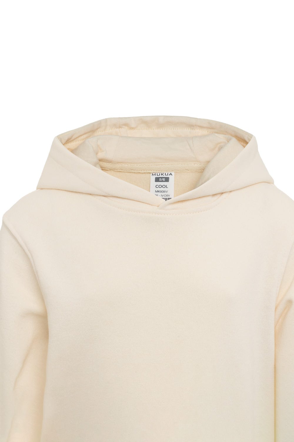 MK606V.SUDADERA CON CAPUCHA KIDS IVORY 1/2