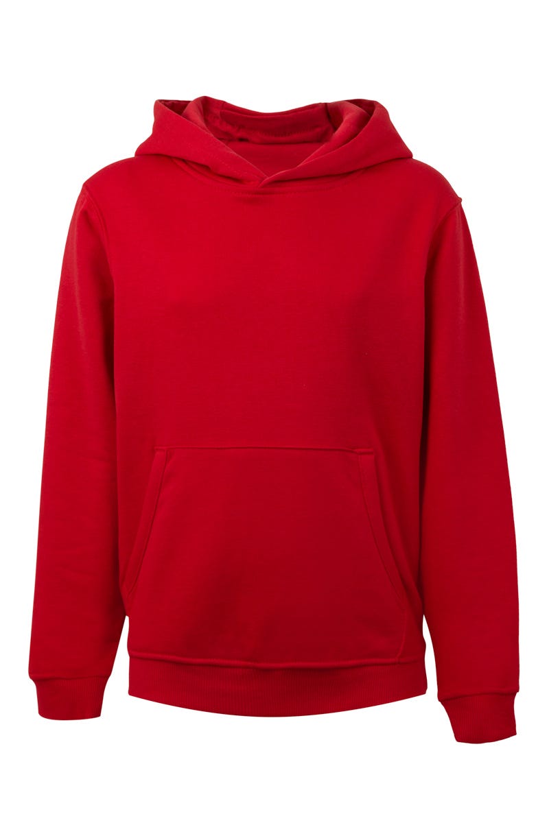 MK606V.SUDADERA CON CAPUCHA KIDS RED 12/14
