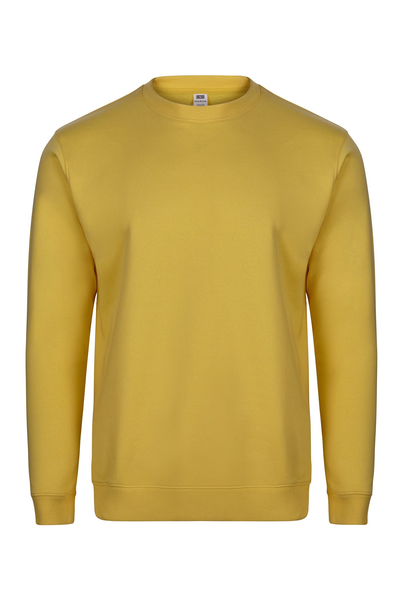 MK620V.SUDADERA CUELLO REDONDO SUMMER YELLOW S