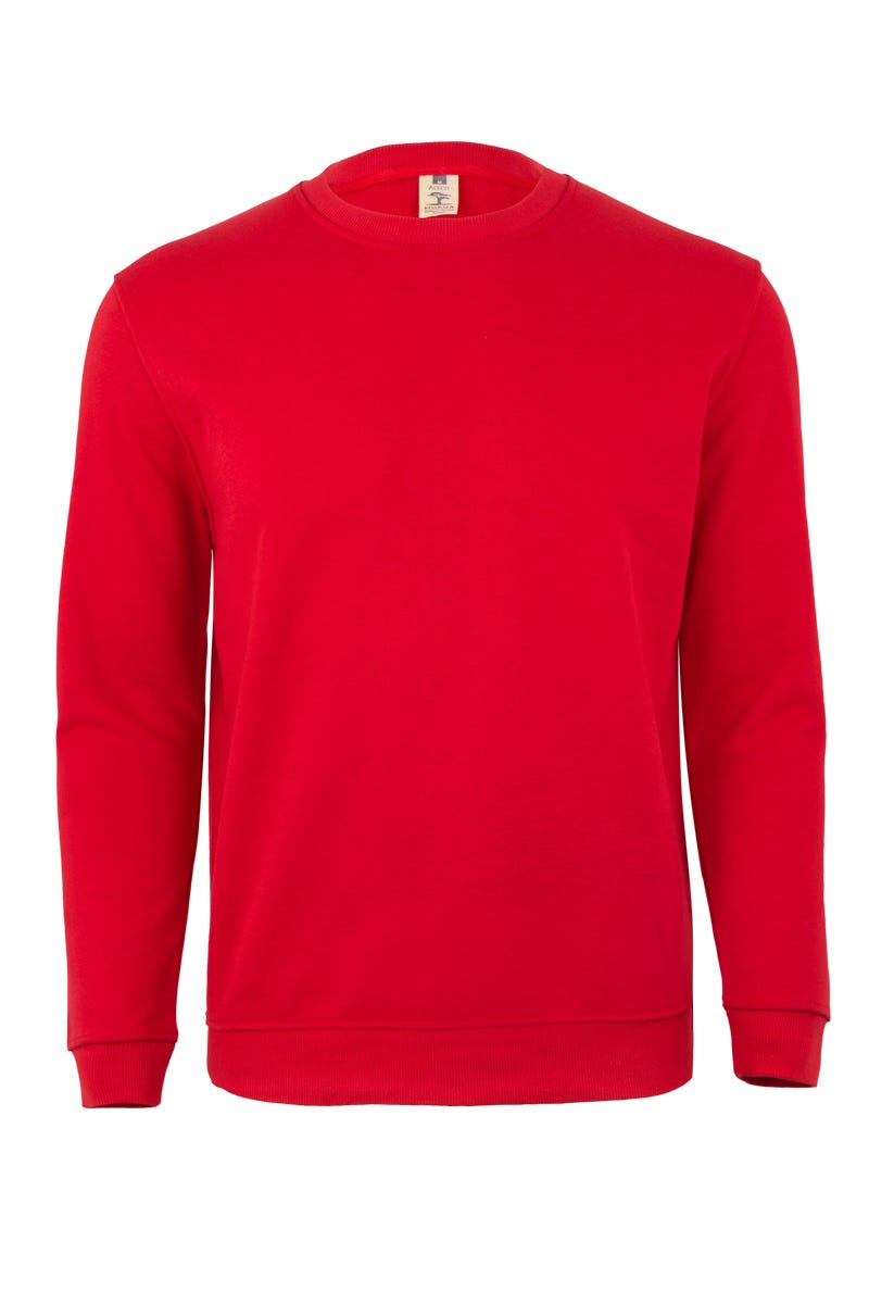MK620V.SUDADERA CUELLO REDONDO RED 2XL