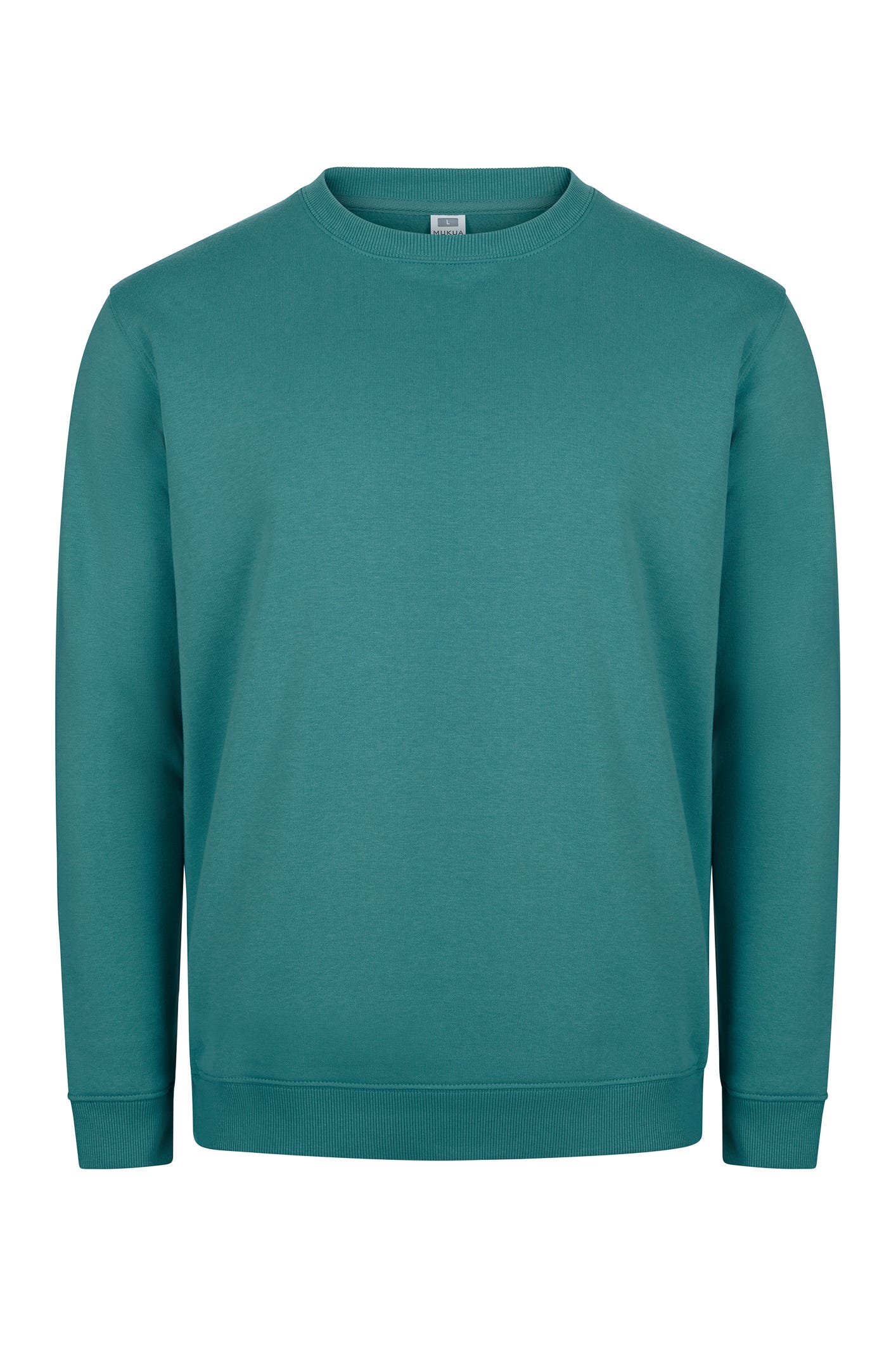 MK620V.SUDADERA CUELLO REDONDO TEAL S