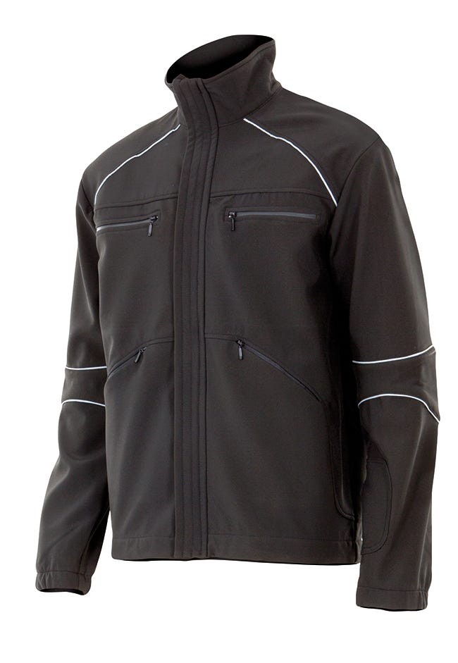 MONCAYO.SOFT SHELL NEGRO 2XL