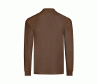 PL200UC.POLO UNISEX MANGA LARGA MOCHA S