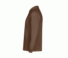 PL200UC.POLO UNISEX MANGA LARGA MOCHA S