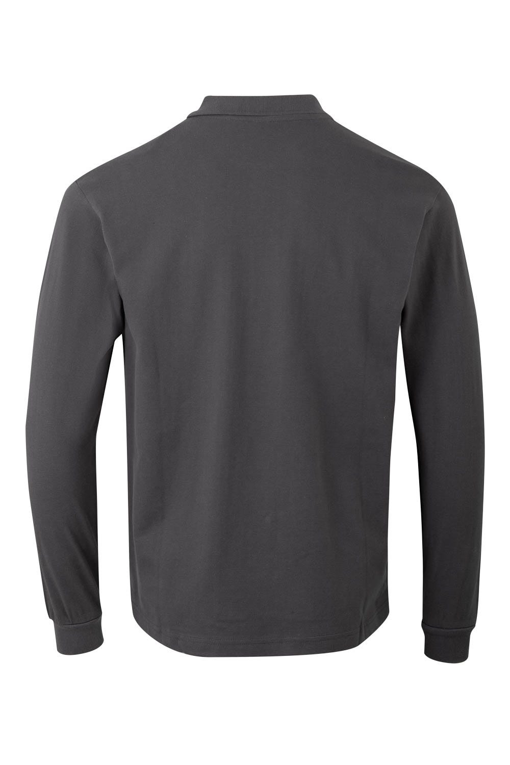 PL200UC.POLO UNISEX MANGA LARGA DARK GREY 2XL