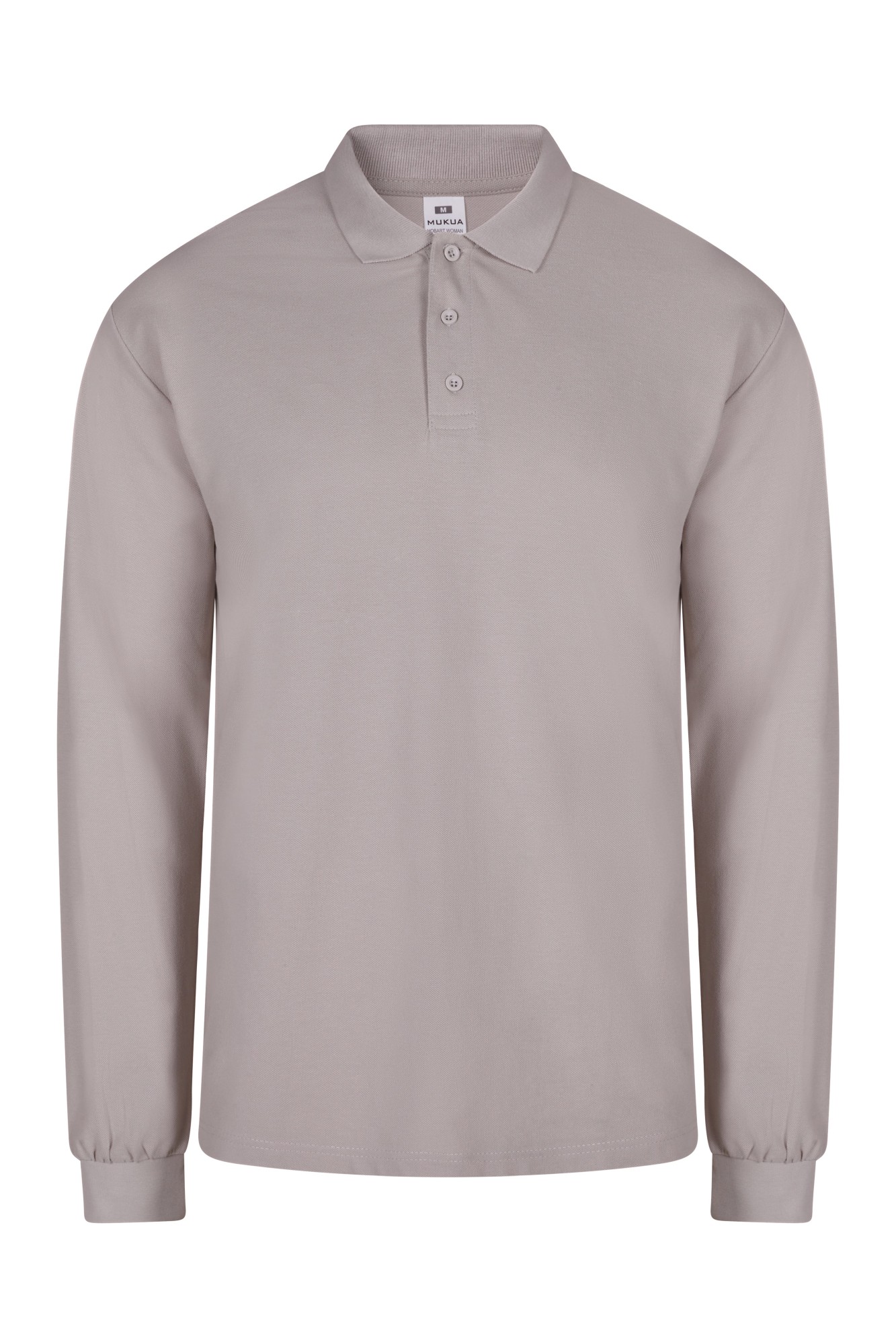 PL200UC.POLO UNISEX MANGA LARGA CLOUD GREY S