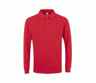 PL200UC.POLO UNISEX MANGA LARGA RED 2XL