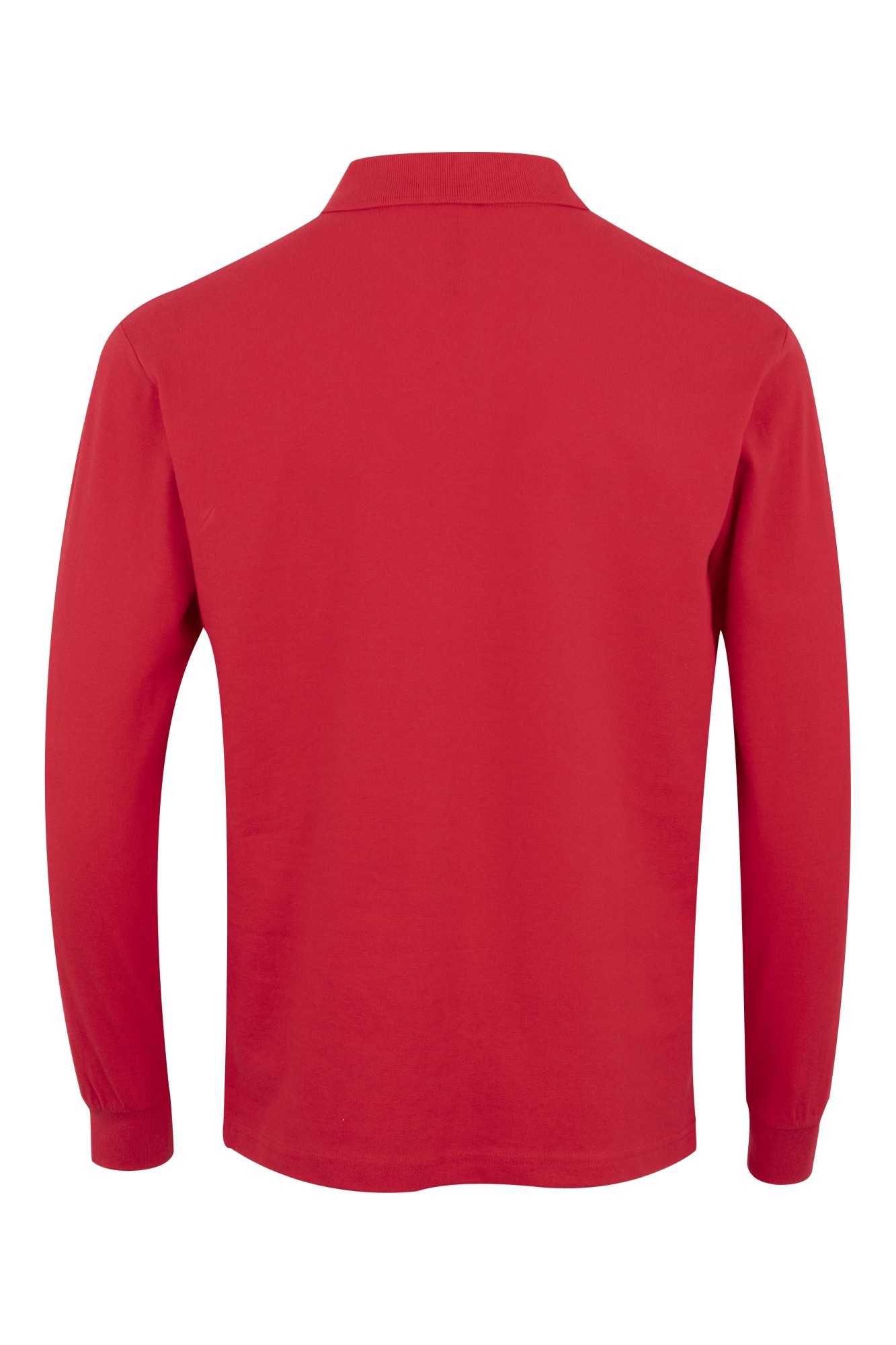 PL200UC.POLO UNISEX MANGA LARGA RED 2XL