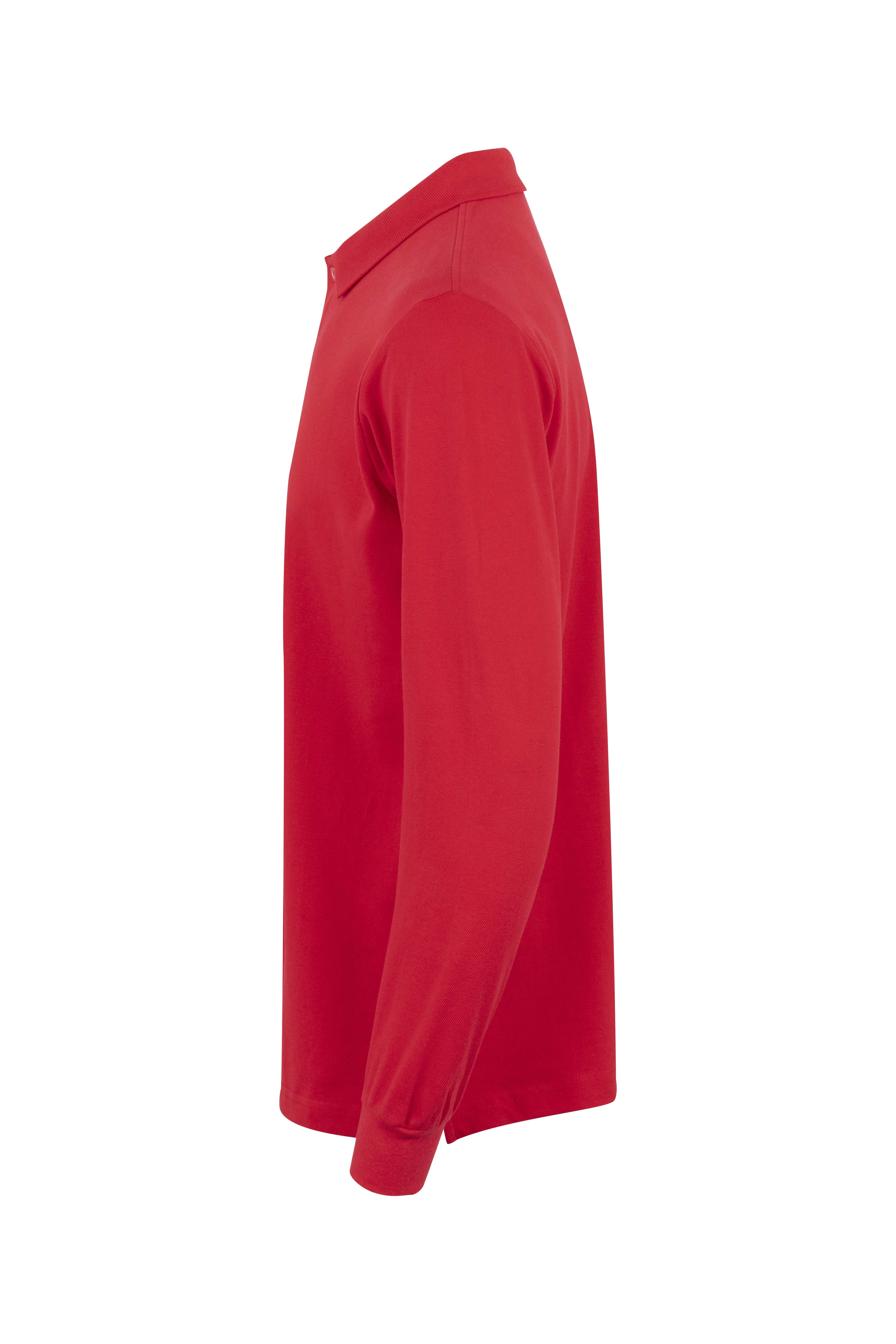 PL200UC.POLO UNISEX MANGA LARGA RED 2XL