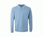 PL200UC.POLO UNISEX MANGA LARGA SKY BLUE 2XL
