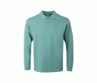 PL200UC.POLO UNISEX MANGA LARGA SAGE 2XL