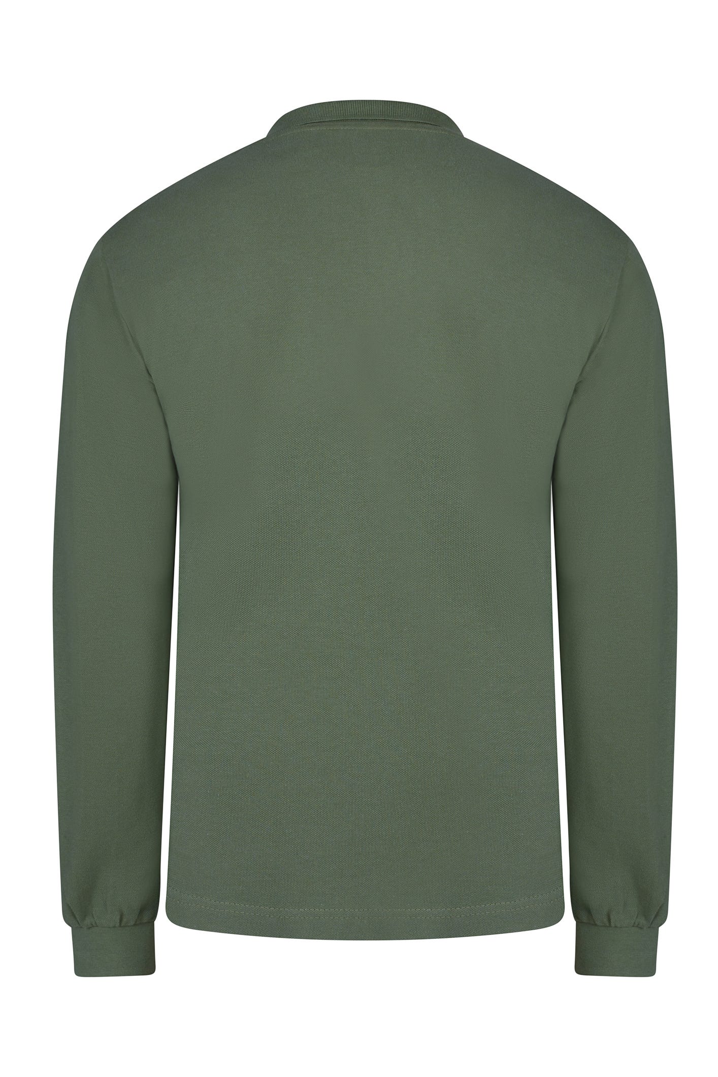 PL200UC.POLO UNISEX MANGA LARGA TEA GREEN S