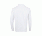 PL200UW.POLO UNISEX MANGA LARGA WHITE 2XL