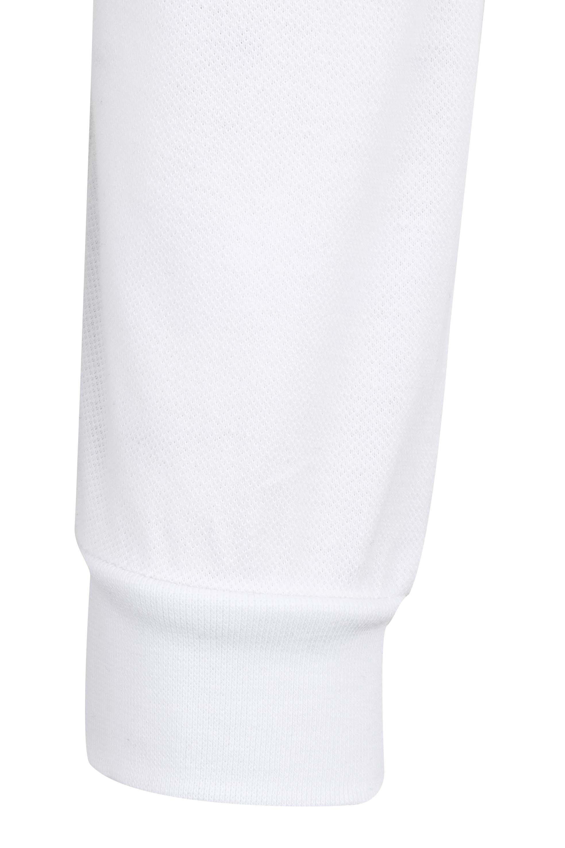 PL200UW.POLO UNISEX MANGA LARGA WHITE 2XL