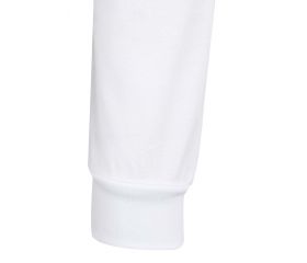 PL200UW.POLO UNISEX MANGA LARGA WHITE 2XL