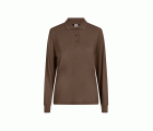 PL200WC.POLO MANGA LARGA MUJER MOCHA XS