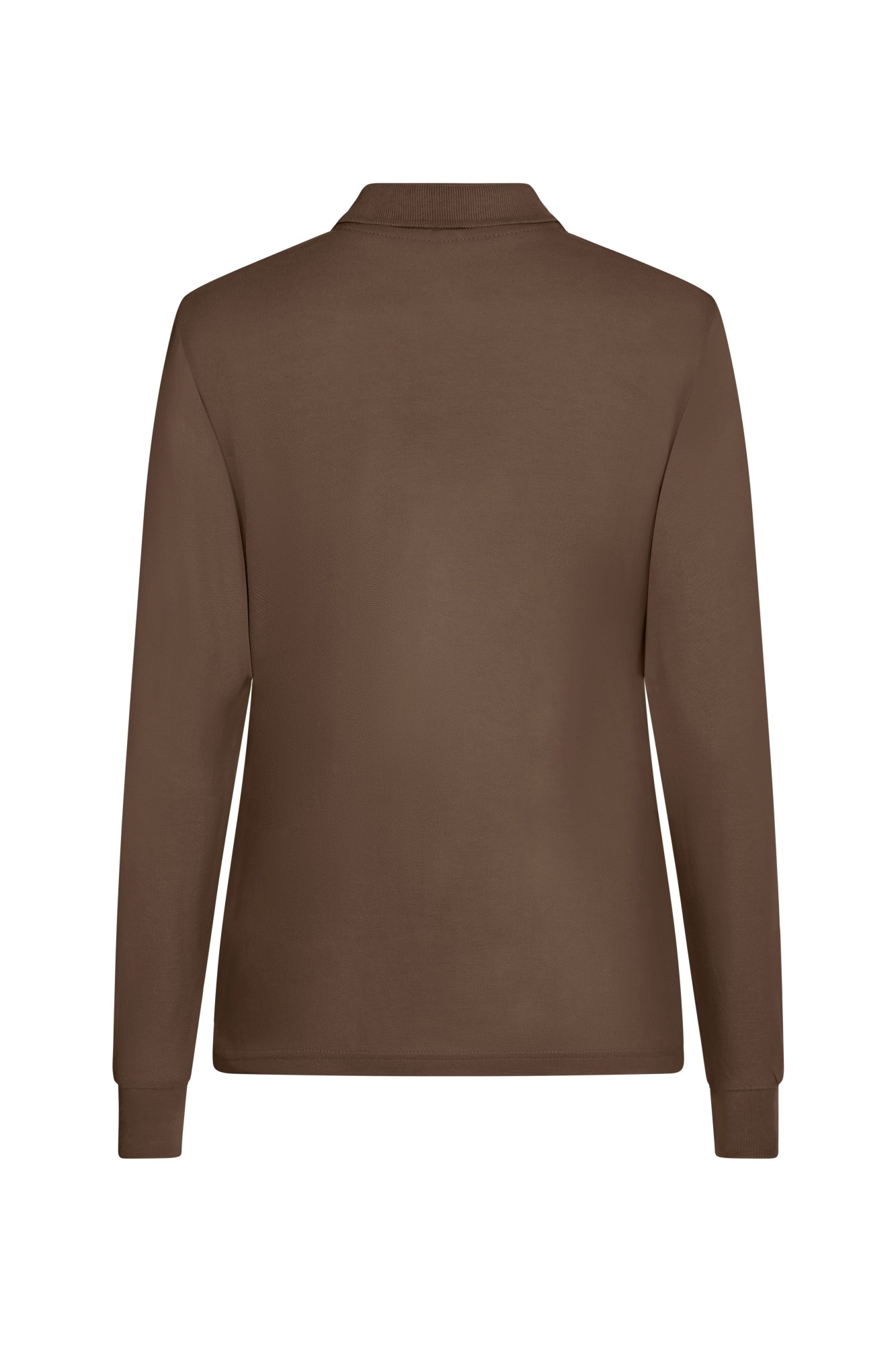 PL200WC.POLO MANGA LARGA MUJER MOCHA XS