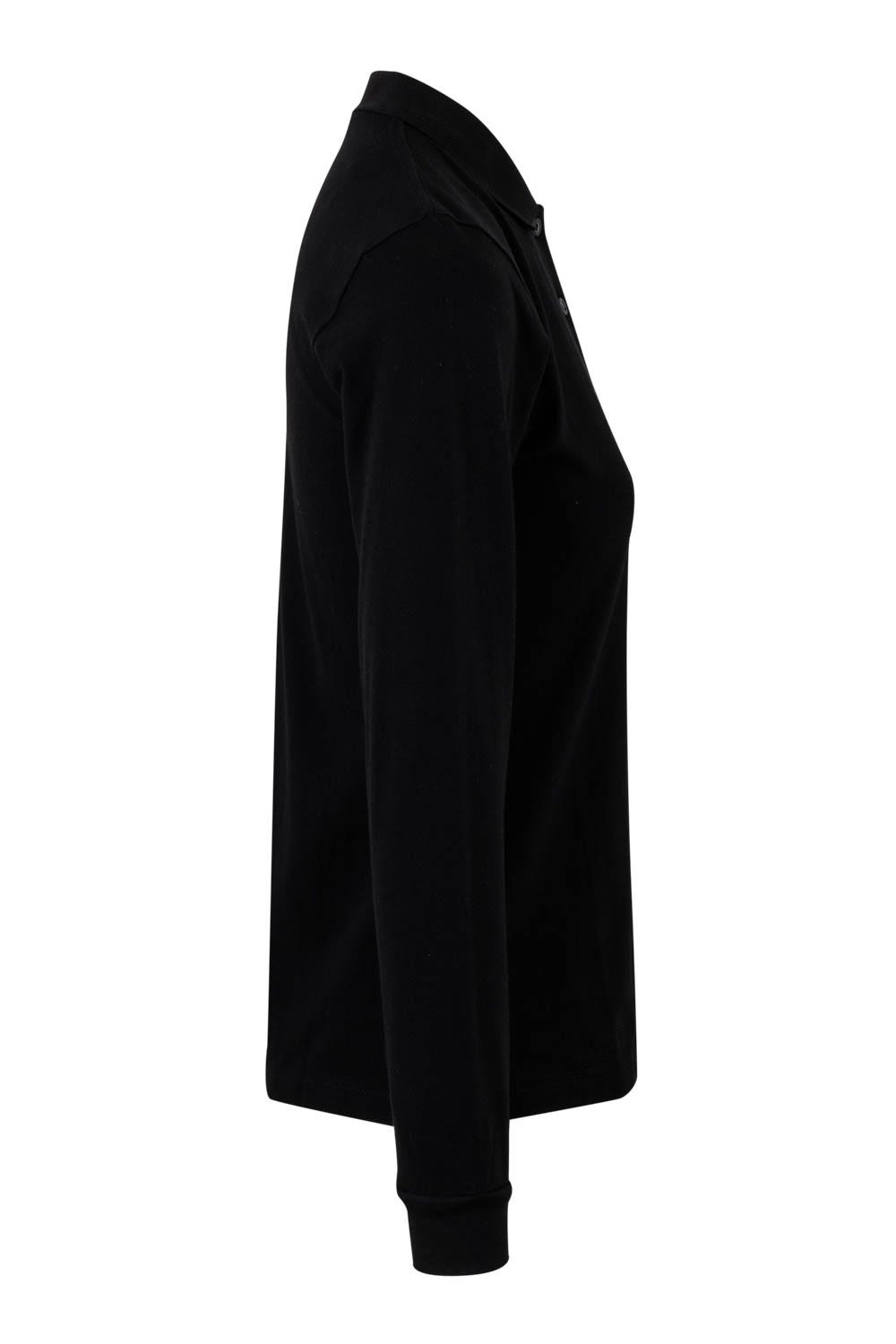 PL200WC.POLO MANGA LARGA MUJER BLACK 2XL