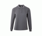 PL200WC.POLO MANGA LARGA MUJER DARK GREY 2XL