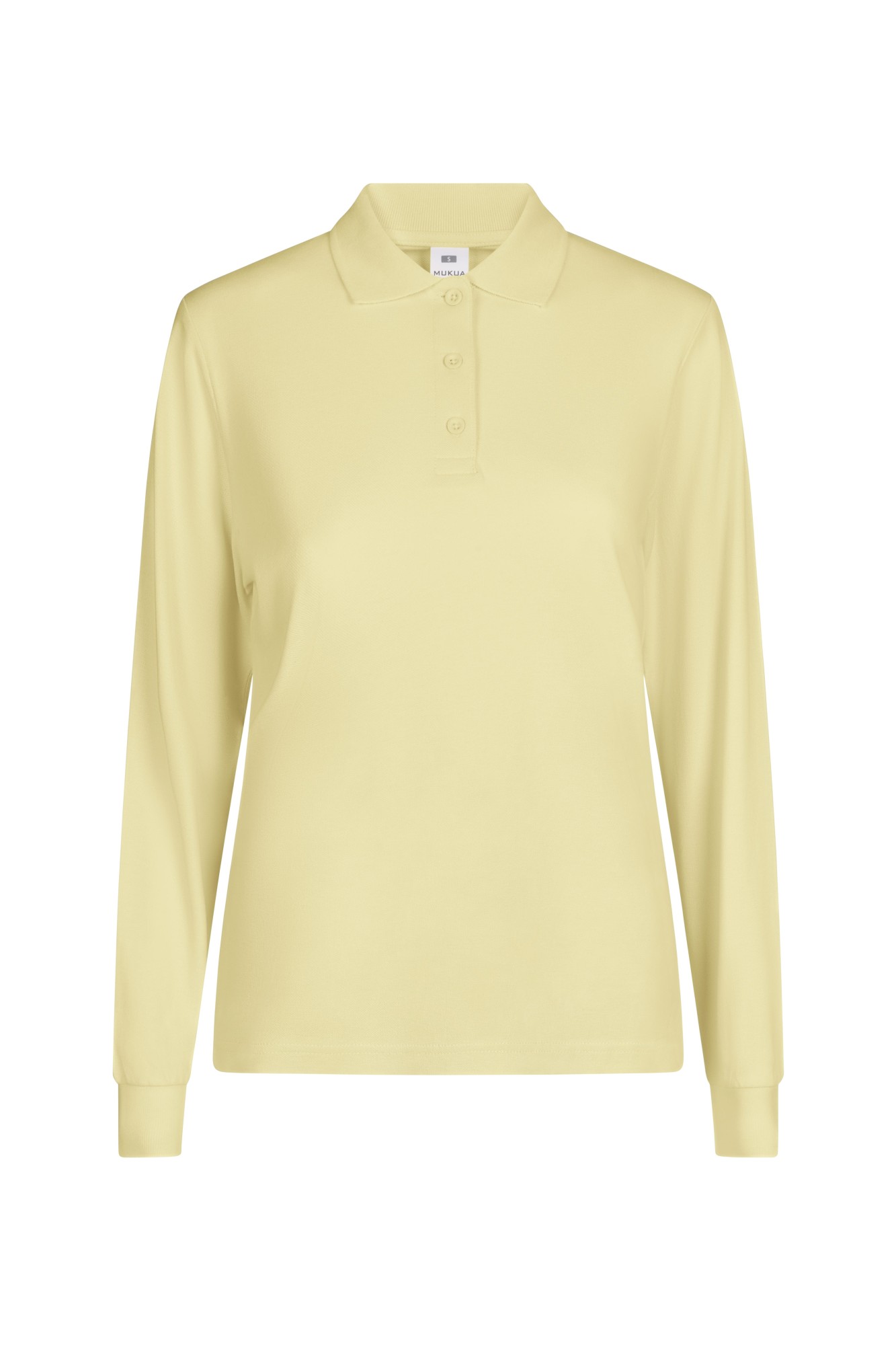 PL200WC.POLO MANGA LARGA MUJER BUTTER YELLOW XS