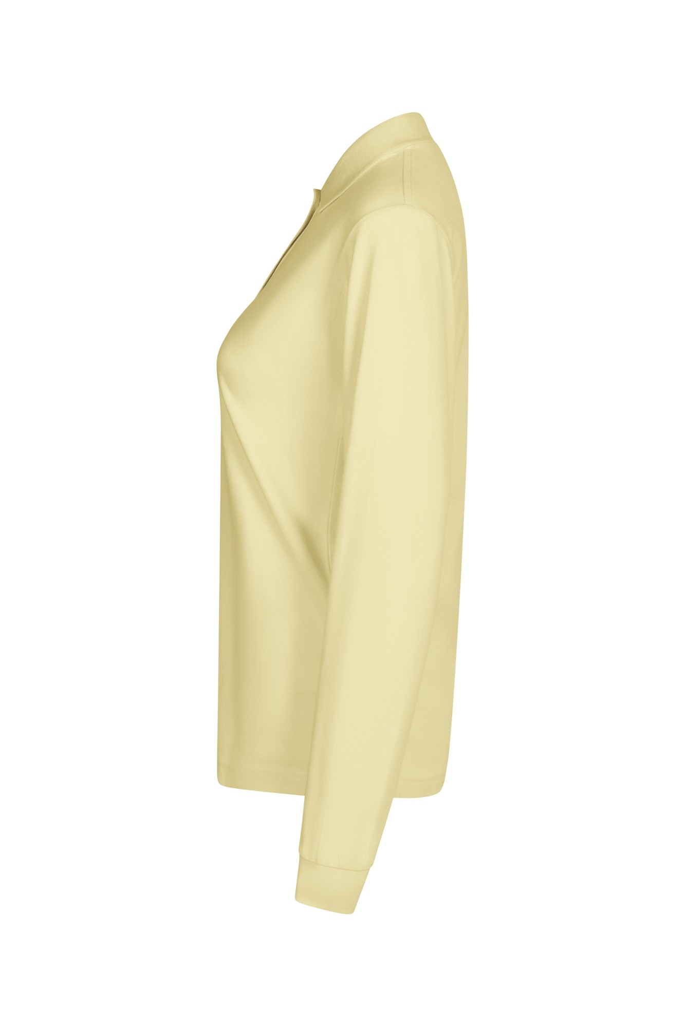 PL200WC.POLO MANGA LARGA MUJER BUTTER YELLOW XS