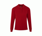 PL200WC.POLO MANGA LARGA MUJER RED 2XL