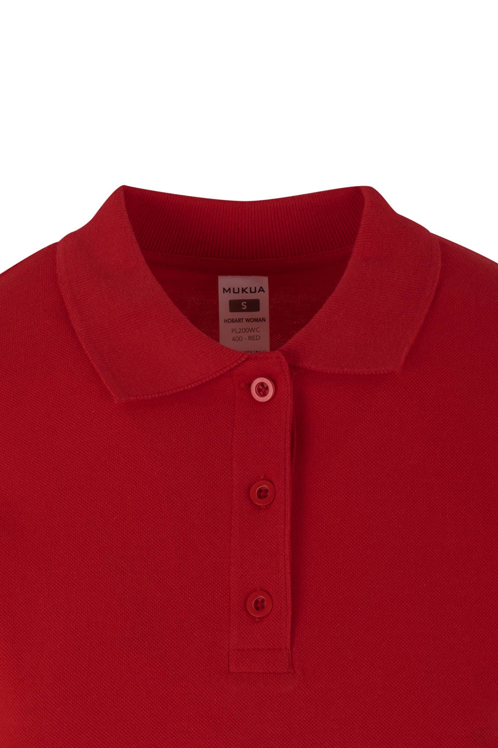 PL200WC.POLO MANGA LARGA MUJER RED 2XL