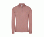 PL200WC.POLO MANGA LARGA MUJER PALE ROSE S