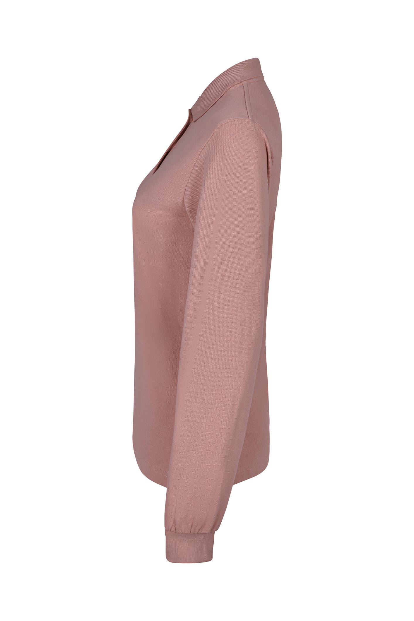 PL200WC.POLO MANGA LARGA MUJER PALE ROSE S