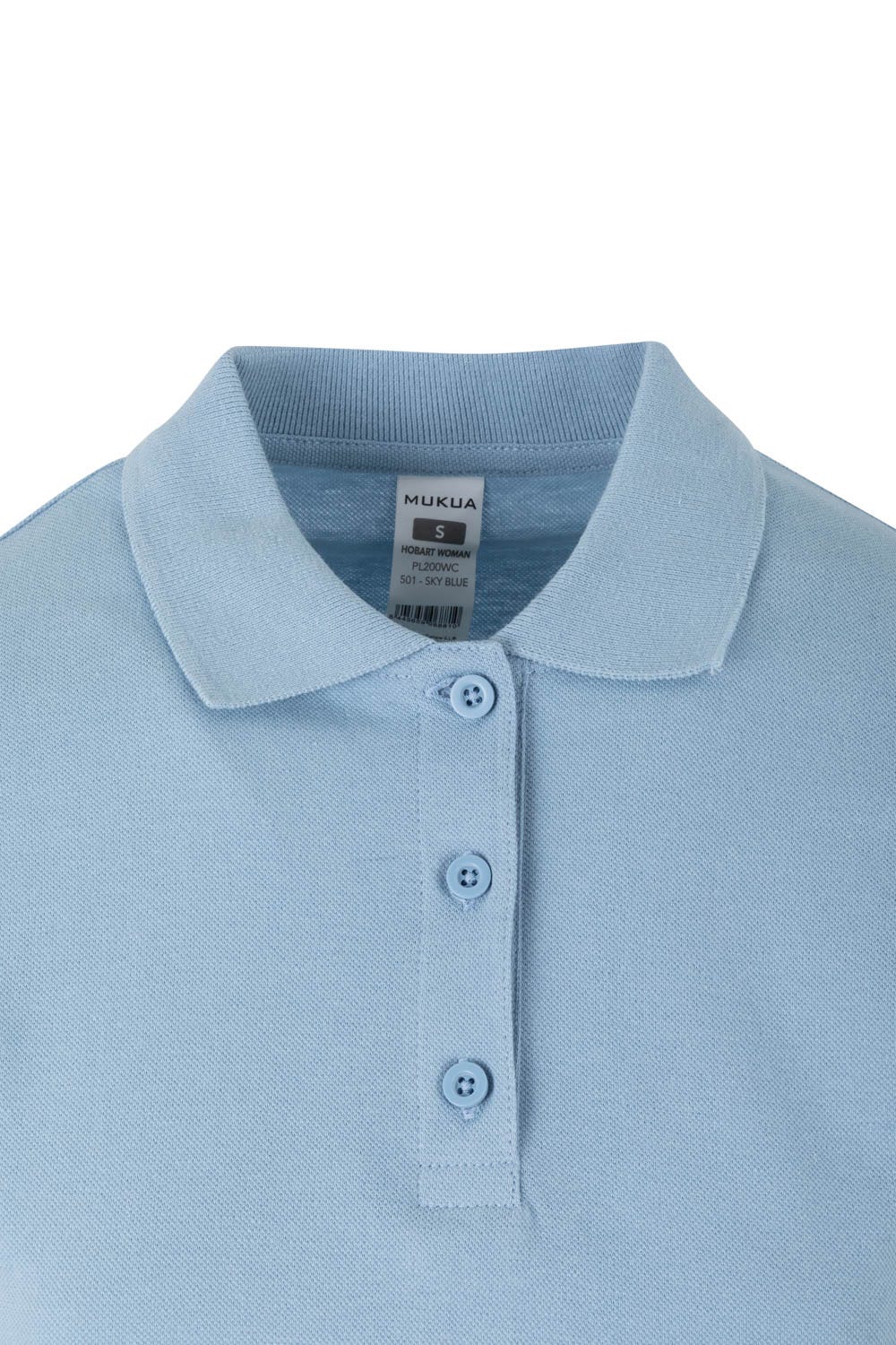 PL200WC.POLO MANGA LARGA MUJER SKY BLUE 2XL