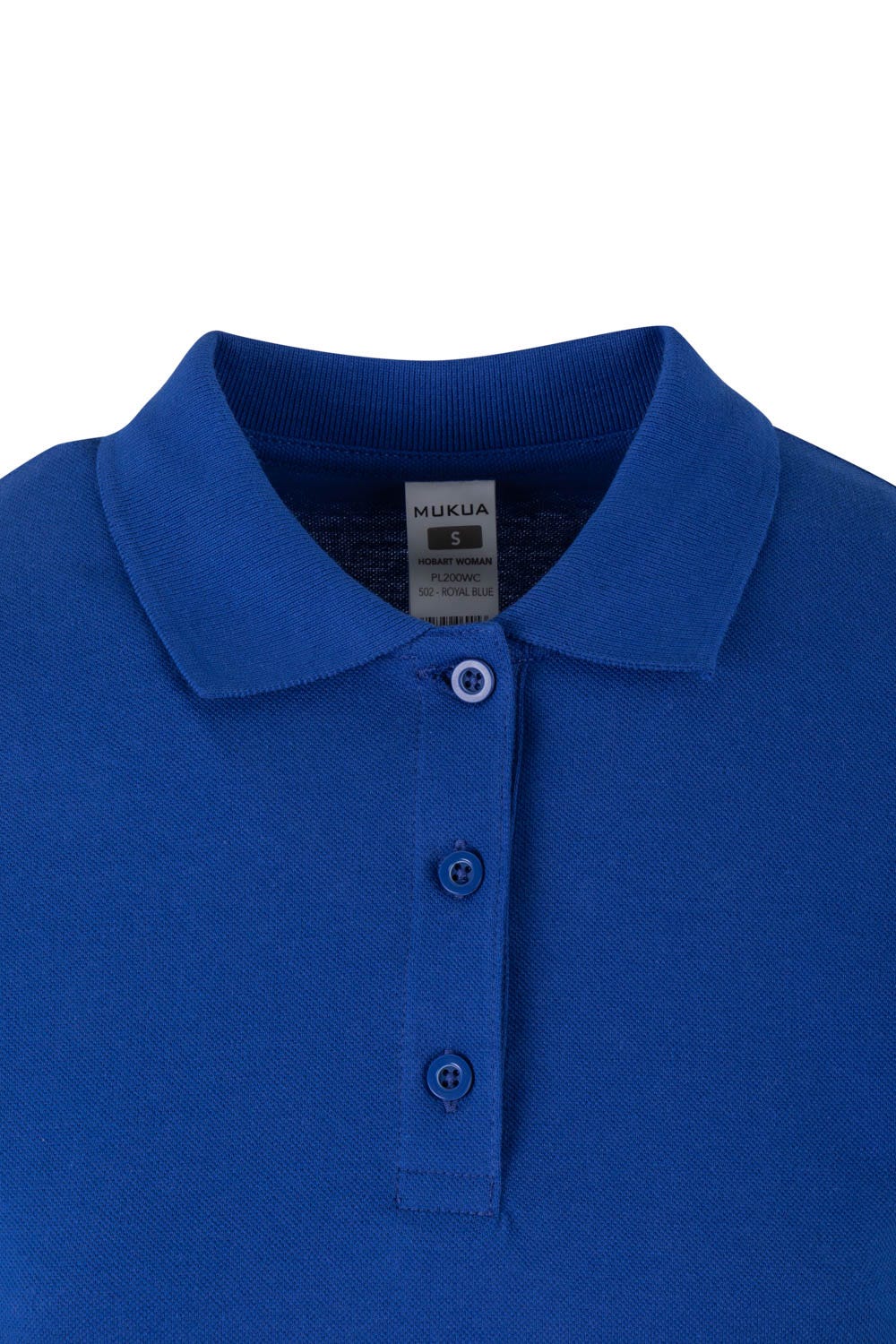 PL200WC.POLO MANGA LARGA MUJER ROYAL BLUE 2XL
