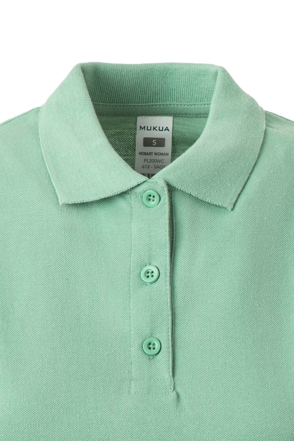 PL200WC.POLO MANGA LARGA MUJER SAGE 2XL