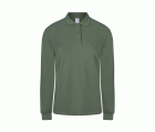 PL200WC.POLO MANGA LARGA MUJER TEA GREEN S