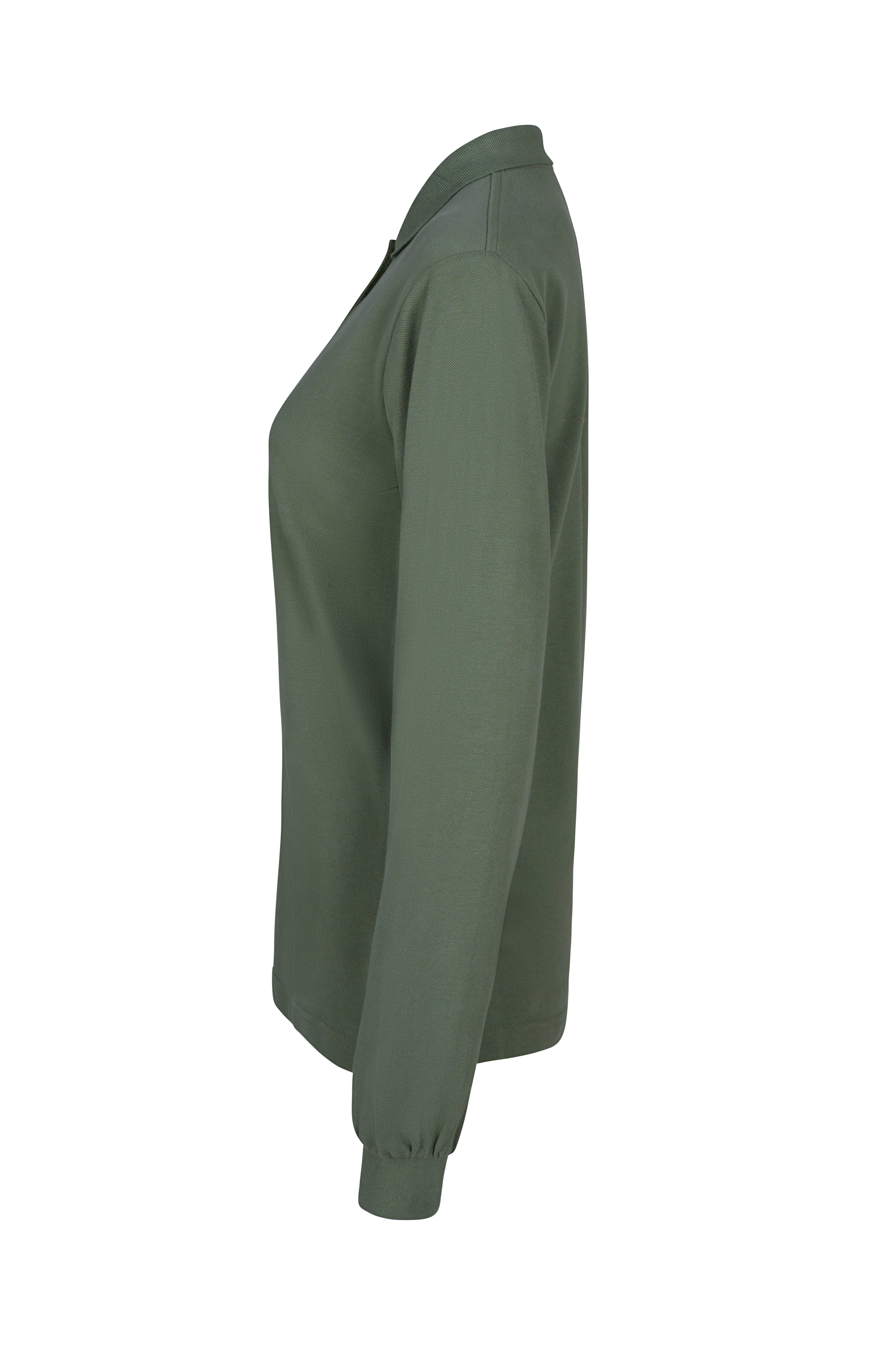 PL200WC.POLO MANGA LARGA MUJER TEA GREEN S