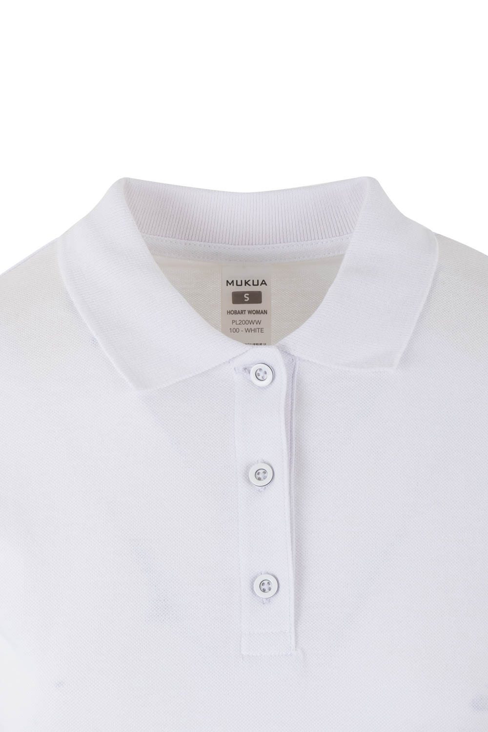 PL200WW.POLO MANGA LARGA MUJER WHITE 2XL